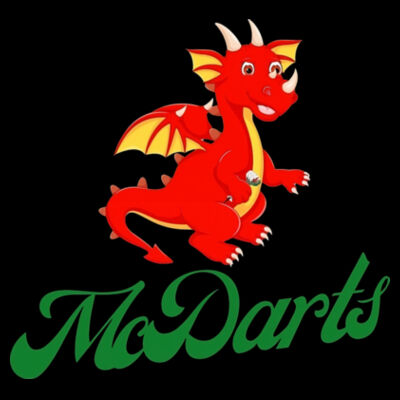 McDarts Dragon Unisex Men's Embroidered Polo Shirt Design
